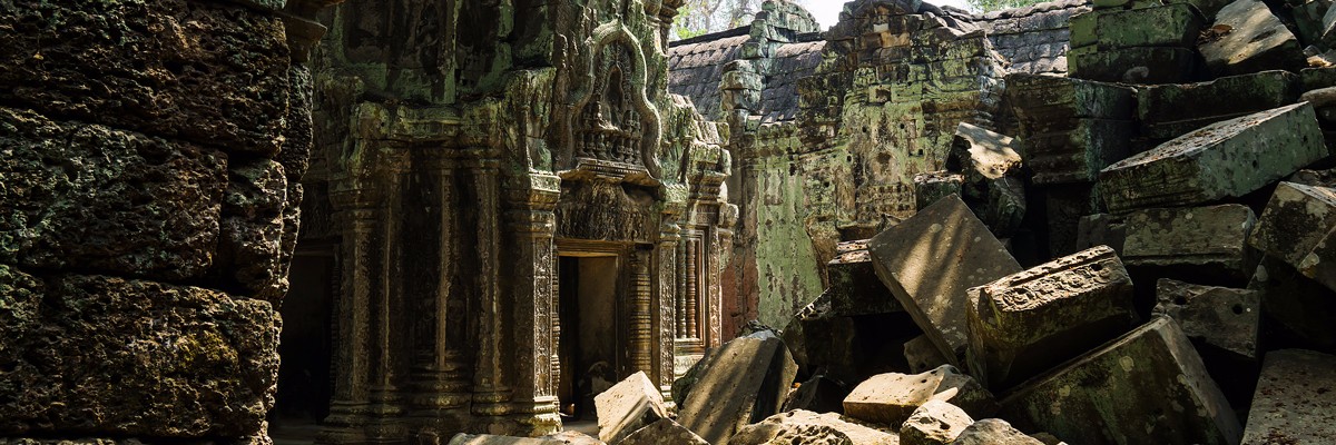 siem reap framed print