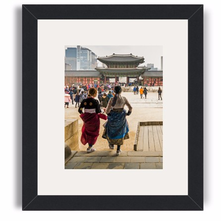 barcelona framed print