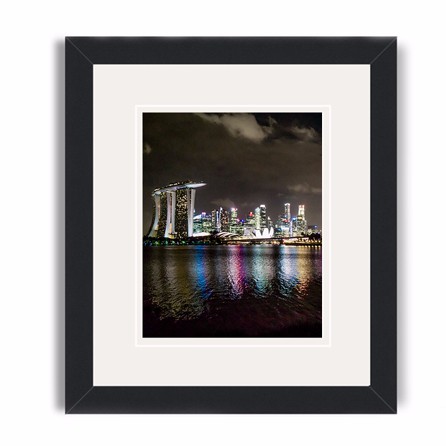 singapore framed print
