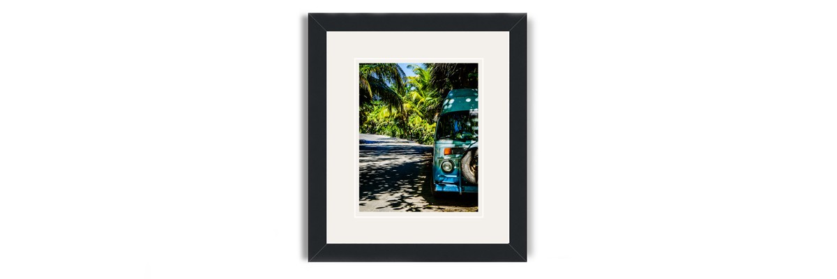 tulum framed print