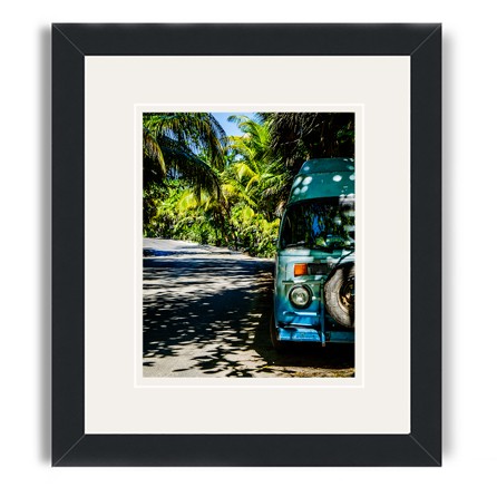 tulum framed print